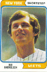 1974 Topps Baseball Cards      380     Bud Harrelson